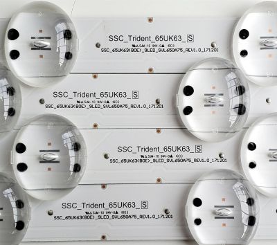 KIT DE LED'S PARA LG ((4 PIEZAS)) / NUMERO DE PARTE EAV64013801 / 65UK63 / SVL650A75 / SSC_Trident_65UK63_S / SSC_65UK63(BOE)_9LED_SVL650A75_REV1.0_171201 / MODELO 65UK6300PUE / 65UK6300PUE.BUSTLJR - Imagen 3
