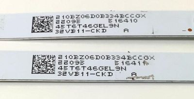 KIT DE LEDS ORIGINAL PARA TV VIZIO 2 PIEZAS / NUMERO DE PARTE LB-DM3030-GJVIZIO322X6VB11-1-S / LB-DM3030-GJVIZI0322X6VB11-1-S / E479275 / 210BZ06D0B334BCCGC / 32VB11-CKD / PANEL TPT320WF-AT011.H / DISPLAY T320HVN05.D / MODELO D32FM-K01 / D32f4-J01 - Imagen 2