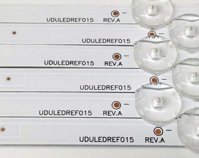 KIT DE LEDS PARA TV PHILIPS ORIGINAL 6 PIEZAS / NUMERO DE PARTE UDULEDREF015 REV.A / 65W10S1P / RF-EN650008SR30-1001 / R0152421D10263 / PANEL UCF81XT / DISPLAY HV650QUB-F70 / MODELO 65PUL6553 / 65PUL6553/F7 - Imagen 5