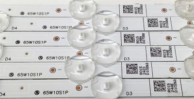 KIT DE LEDS PARA TV PHILIPS ORIGINAL 6 PIEZAS / NUMERO DE PARTE UDULEDREF015 REV.A / 65W10S1P / RF-EN650008SR30-1001 / R0152421D10263 / PANEL UCF81XT / DISPLAY HV650QUB-F70 / MODELO 65PUL6553 / 65PUL6553/F7 - Imagen 3