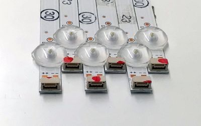 KIT DE LEDS PARA TV PHILIPS ORIGINAL 6 PIEZAS / NUMERO DE PARTE UDULEDREF015 REV.A / 65W10S1P / RF-EN650008SR30-1001 / R0152421D10263 / PANEL UCF81XT / DISPLAY HV650QUB-F70 / MODELO 65PUL6553 / 65PUL6553/F7 - Imagen 2