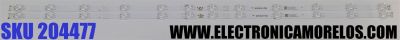 KIT DE LED'S PARA TV TCL ((2 PIEZAS)) / NUMERO DE PARTE TCL43LB14_3030F2.4D_V0.2_20220526 / B0101-000644 / E493461 / DISPLAY ST4251D02-1 VER.2.1 / MODELO 43S470G