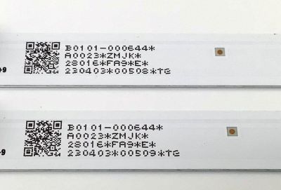 KIT DE LED'S PARA TV TCL ((2 PIEZAS)) / NUMERO DE PARTE TCL43LB14_3030F2.4D_V0.2_20220526 / B0101-000644 / E493461 / DISPLAY ST4251D02-1 VER.2.1 / MODELO 43S470G - Imagen 3