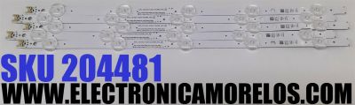 KIT DE LED'S PARA TV LG ((5 PIEZAS)) / NUMERO DE PARTE EAV65054301 / SSC_Y23 Slim Trident 43UR80_HKC_S / SSC_Y23 Slim Trident 43UR80_HKC_PTN0.6_REV00_220915 / 10373 25UM R603 1W / PANEL NC430TQG-VHKHA / DISPLAY PT430GT01-5 VER.1.0 / MODELO 43UR8000AUA 