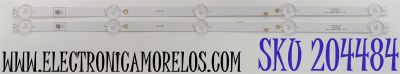 KIT DE LED'S PARA TV VIZIO ((2 PIEZAS)) / NUMERO DE PARTE LB3209M V0 / 20200608 / E493461 / HBH-L2 / PANEL HV320FHB-F40 / MODELO D32F-J04 LBNFCY