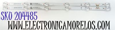 KIT DE LED'S PARA TV LG ((2 PIEZAS)) / NUMERO DE PARTE M08-SL27030-0601A-5553A / M08-SL27030-0601B-5554A / E519362 / 7700-627000-D020 / 7700-627000-D030 / DISPLAY LM270WF7 (SJ)(D4) / MODELO 27LQ625S-PU / 27LQ625S-PU.BUSLNRM