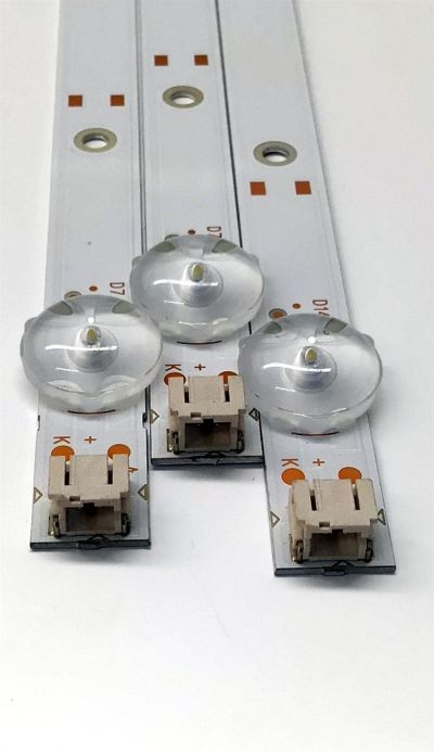 KIT DE LED'S PARA TV ATVIO ((3 PIEZAS)) / NUMERO DE PARTE 0Y39D07-ZC22AG-04E / 39D07-ZC22AG-04E / 303WY390042E / E331251 / 210117AC09 / 532WY390M12 / PANEL LS390JF2A04 / DISPLAY LC390TA2A 09 / MODELO ATV3916LED - Imagen 2