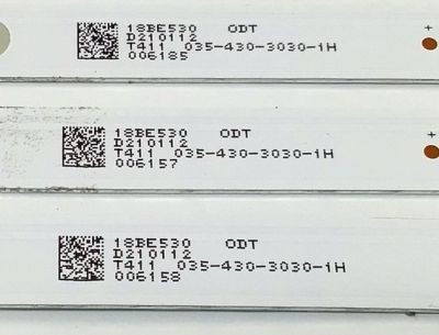 KIT DE LED'S PARA TV POLAROID ((3 PIEZAS)) / NUMERO DE PARTE JL.D43071330-140GS-M_V01 / 035-430-3030-1H / 18BE530 / E465853 / DISPLAY CC430LV2D VER.03 / MODELO PTV4317ILED - Imagen 4