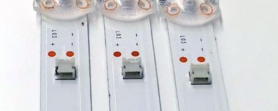 KIT DE LED'S PARA TV POLAROID ((3 PIEZAS)) / NUMERO DE PARTE JL.D43071330-140GS-M_V01 / 035-430-3030-1H / 18BE530 / E465853 / DISPLAY CC430LV2D VER.03 / MODELO PTV4317ILED - Imagen 2