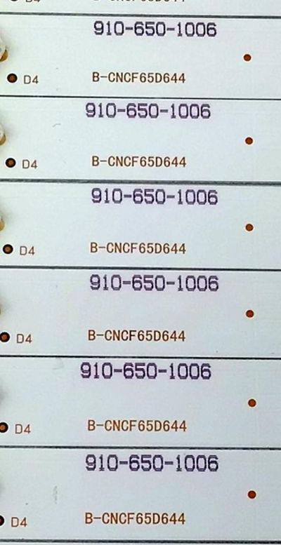 KIT DE LED'S PARA TV PANASONIC ((15 PIEZAS)) / NUMERO DE PARTE B-CNCF65D644 / 910-650-1006 / 4050Q95N2N2L4V2PX / N2 126-1291m 3.2-3.4v / MODELOS TC-65CX400U / TC-65CX420U - Imagen 2