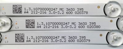 KIT DE LED'S PARA TV EVL ((3 PIEZAS)) / NUMERO DE PARTE MS-L4033 V1 / E309772 / 1.3.10700000247 / MS-L4033 / MODELO 40EVLSM - Imagen 3