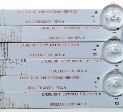 KIT DE LED'S PARA TV PHILIPS ((6 PIEZAS)) / NUMERO DE PARTE UDULEDEVL004 / LBM430E0401-BB-4 / LBM430E0401-BB-4(0) / UDULEDEVL004 REV.A / F150F150M6M6DD / E030F13 / E334789 / MODELOS 43PFL4901/F7 DS6 / 43PFL4901/F7B / FW43D25F B - Imagen 5