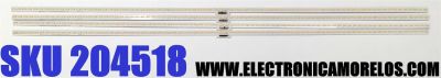 KIT DE LED'S PARA TV SONY ((4 PIEZAS)) / NUMERO DE PARTE LG INNOTEK 65INCH 7020PKG 80EA_CAN REV0.2 131107 / 65INCH 7020PKG 80EA_CAN / E162061 / 61.P2F01G002 / 61.P2F02G002 / MODELO XBR-65X900B / XBR65X900B