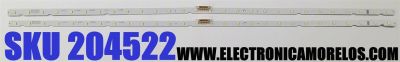 KIT DE LED'S PARA TV SAMSUNG ((2 PIEZAS)) / NUMERO DE PARTE BN96-45954A / LM41-00798A / L1_RU7K_D3_CDM S28(1)_R1.0_T40 100_LM41-00798A / L1_RU7K_D3_CDM / S28(1)_R1.0_T4O / 100_LM41-00798A / S28(1)_R1.0_T40 / PANEL CY-NN043HGEVMH / MODELO UN43RU7 / UN43NU