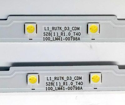 KIT DE LED'S PARA TV SAMSUNG ((2 PIEZAS)) / NUMERO DE PARTE BN96-45954A / LM41-00798A / L1_RU7K_D3_CDM S28(1)_R1.0_T40 100_LM41-00798A / L1_RU7K_D3_CDM / S28(1)_R1.0_T4O / 100_LM41-00798A / S28(1)_R1.0_T40 / PANEL CY-NN043HGEVMH / MODELO UN43RU7 / UN43NU - Imagen 2