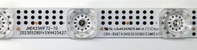 LED PARA TV HISENSE ((1 PIEZA)) / NUMERO DE PARTE CRH-BXBT43H103030180133MREV1.1 / JHD425H1F72-T0 / SVH425A27 / 2023052901+SVH425A27 / 1311930 / 26371800 / PANEL JHD425H1F71-T0KT\S1\GM\ROH / DISPLAY HV430FHB-F90 / MODELO 43A4K - Imagen 2