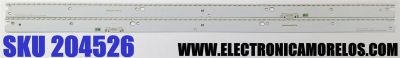 KIT DE LED'S PARA TV SAMSUNG ((2 PIEZAS)) / NUMERO DE PARTE 40095A / 40096A / S_KU6.4/6.5K_65_SFL70_L78_REV1.1_160119_LM41-00460A / S_KU6.4/6.5K_65_SFL70_R78_REV1.1_160119_LM41-00461A / LM41-00460A / LM41-00461A / LH65 / MAS MODELOS EN DESCRIPCIÓN