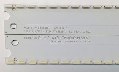 KIT DE LED'S PARA TV SAMSUNG ((2 PIEZAS)) / NUMERO DE PARTE 40095A / 40096A / S_KU6.4/6.5K_65_SFL70_L78_REV1.1_160119_LM41-00460A / S_KU6.4/6.5K_65_SFL70_R78_REV1.1_160119_LM41-00461A / LM41-00460A / LM41-00461A / LH65 / MAS MODELOS EN DESCRIPCIÓN - Imagen 4
