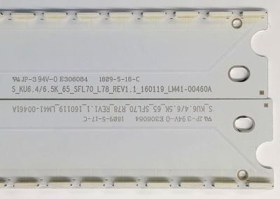 KIT DE LED'S PARA TV SAMSUNG ((2 PIEZAS)) / NUMERO DE PARTE 40095A / 40096A / S_KU6.4/6.5K_65_SFL70_L78_REV1.1_160119_LM41-00460A / S_KU6.4/6.5K_65_SFL70_R78_REV1.1_160119_LM41-00461A / LM41-00460A / LM41-00461A / LH65 / MAS MODELOS EN DESCRIPCIÓN - Imagen 3