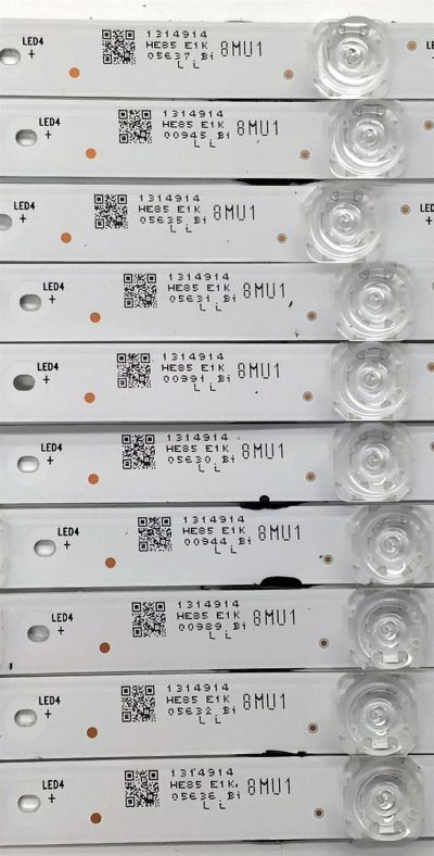 KIT DE LED'S PARA TV HISENSE QLED ((INCOMPLETO SOLO 10 PIEZAS)) / NUMERO DE PARTE LB8500N.0 / 2023072801 / HD850H1U51-TAL / 1314914 / HD850H1U51-TAL+2023072801+LB8500N.0 / E519757 / PANEL HD850H1U51-TBLF\S0\GM\ROH / DISPLAY T850QVN03.4 / MODELO 85QD6N - Imagen 3