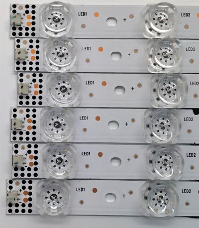 KIT DE LED'S PARA TV HISENSE QLED ((6 PIEZAS)) / NUMERO DE PARTE LB75032.0 / HD750H1U72-T0LGK1+2023061301+LB75032.0 / HD750H1U72-T0LGK1 / 2023061301 / 1315410 / E493461 / HBH-H2 / PANEL HD750H1U72-T0LFK1 / DISPLAY HV750QUB-F91 / MODELOS 75QD6N / 75A76K - Imagen 2