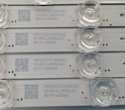 KIT DE LEDS PARA TV TCL ORIGINAL 8 PIEZAS / NUMERO DE PARTE 65HR330M11A4 V1 / 65HR330M10B4 V1 / 65C645 / E471763 / B0101-000942 / B0101-000941 / PANEL LVU650NDEL / DISPLAY ST6451D06-3 VER.2.1 / MODELOS 65Q650G / 65Q670G - Imagen 4