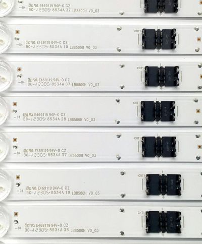 KIT DE LED'S PARA TV SONY BRAVIA ((16 PIEZAS)) / NUMERO DE PARTE LB8500H V0_03 / LB8500H  / 8500H00002 / N85R3D677 / 8534A / E469119 94V-0 CZ / PANEL YSDM085CCS11 / DISPLAY ST8461D02-2 VER.2.1 / MODELO KD-85X77CL / KD85X77CL - Imagen 3