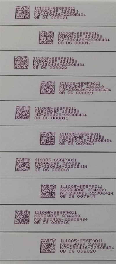 KIT DE LED'S PARA TV SHARP ((10 PIEZAS)) / NUMERO DE PARTE 4708-K65DGF-A7113N01 / K650WDG A7 / XRJ1060 SLC04708RA0 / E479275 / 111005-65FG9011 / K650WGF / PANEL K650WDGF / DISPLAY ST6451D06-3 VER.2.1 / MODELOS 4T-C65EL8UR / 100012587 ((65'' PULGADAS)) - Imagen 5