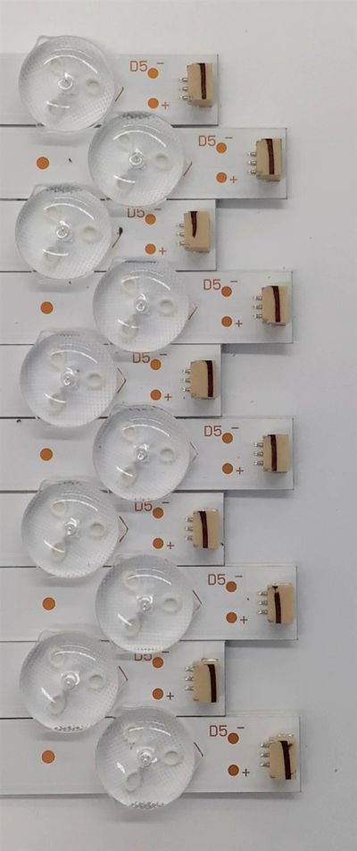 KIT DE LED'S PARA TV SHARP ((10 PIEZAS)) / NUMERO DE PARTE 4708-K65DGF-A7113N01 / K650WDG A7 / XRJ1060 SLC04708RA0 / E479275 / 111005-65FG9011 / K650WGF / PANEL K650WDGF / DISPLAY ST6451D06-3 VER.2.1 / MODELOS 4T-C65EL8UR / 100012587 ((65'' PULGADAS)) - Imagen 3