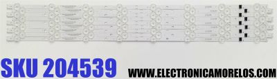 KIT DE LEDS ORIGINAL PARA TV LG 9 PIEZAS / NUMERO DE PARTE EAV65057601 / SSC_Y23_SLIM TRIDENT_75UR80_SHARP_S / SSC_Y23_SLIM TRIDENT_75UR80_SHARP_(0.6PI)_REV00_221026 / SHARP 750G5 / PANEL NC750TQG-VSKHA / MODELO 75UR8750PSA / 75UR8000AUA / 75UR7800PSB