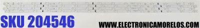 KIT DE LED'S PARA TV TCL QLED ((4 PIEZAS)) / NUMERO DE PARTE 55C645-ZX3030-4X15YH-20221125 / 230811-21QF5 / B101-000948 / E493461 / HBH-H2 / 55C645-ZX3030-4X15YH-20221125 W / DISPLAY ST5461D18-2 VER.2.1 / MODELO 55Q550G