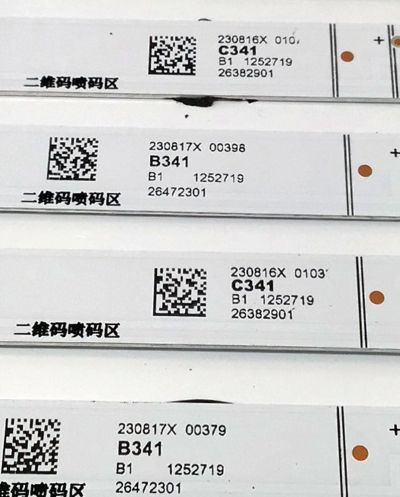 KIT DE LED'S PARA TV HISENSE ((8 PIEZAS)) / NUMERO DE PARTE CRH-BX70X1U913030T0809291-REV1.7 / HD700X1U91-L1+2022090101+SVH700A31 / HD700X1U91-L1 / 2022090101 / SVH700A31 / 1252719 / PANEL HD700X1U92-TAL1B2 / DISPLAY CV700U2-T01 REV:04 / MODELO 70A65H - Imagen 2