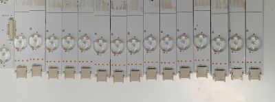 KIT DE LED'S PARA TV HISENSE ((30 PIEZAS)) / NUMERO DE PARTE CRH-BX75V6303015249CG-L-REV1.7 / CRH-BX75V6303015249CG-R-REV1.7 / 1230253 / 1230254 / SVH75065-L / SVH75065-R / HD750V6U81-TAL3K1 / SVH75065-L / SVH75065-R / ST7461D01-6 VER.2.1 / MODELO 75H8G - Imagen 3