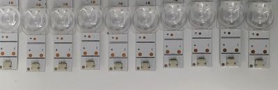 KIT DE LED'S PARA TV HISENSE ((10 PIEZAS)) / NUMERO DE PARTE JL.D65061330-0030S-M_V01 / JL.D65061330-003OS-M_V01 / 1258700 / HD650Y1U72-T0L6+2021012201 / HD650Y1U72-T0L6 / PANEL HD650Y1U72-T0L6 / DISPLAY HV650QUB-F70 / MODELOS 65A7GV / 65R7G5 - Imagen 2