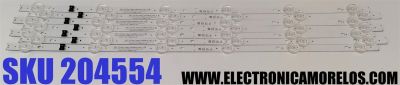 KIT DE LED'S PARA TV LG ((7 PIEZAS)) / NUMERO DE PARTE EAV65059201 / SSC_Y23 SLIM TRIDENT_55UR80/75_HKC_A_S / SSC_Y23 SLIM TRIDENT_55UR80/75_HKC_A_REV00_221122 / PANEL NC550TQG / DISPLAY PT550GT07-1 VER.1.0 / MODELO 55UR8750PSA / 55UR8750PSA.BWMSLJM
