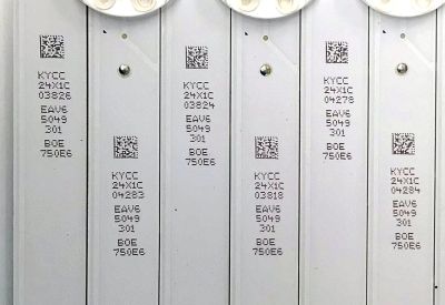 KIT DE LEDS ORIGINAL PARA TV LG 9 PIEZAS / NUMERO DE PARTE EAV65049301 / SSC_Y23_SLIM TRIDENT_75UR80_BOE_S / SSC_Y23_SLIM TRIDENT_75UR80_BOE_(0.6PI)_REV00_220907 / E466169 / BOE750E6 / BOE 750E6 / PANEL NC750TQG / MODELOS 75UR8000AUA / 75UR8750PSA - Imagen 2