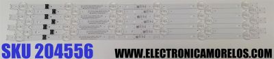 KIT DE LEDS ORIGINAL PARA TV LG 7 PIEZAS / NUMERO DE PARTE EAV65057001 / SSC_Y23 SLIM TRIDENT_55UR80/75_BOE_A_S / SSC_Y23 SLIM TRIDENT_55UR80/75_BOE_A_REV00_221010 / BOE 550J5 / PANEL NC550TQG / MODELOS 55UR7800PSB / 55UR8000AUA