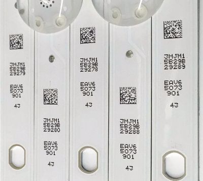 KIT DE LED'S PARA TV LG ((5 PIEZAS)) / NUMERO DE PARTE EAV65073901 / LEDAZ_Y23_SLIM TRIDENT_43UR80 / LEDAZ_Y23_SLIM TRIDENT_43UR80_REV00_230531 / E466169 / UR80 (HKC) / MODELO 43UR7800PSB / 43UR7800PSB.BWMSLJM - Imagen 3