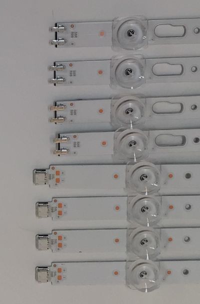 KIT DE LED'S PARA TV SAMSUNG ((8 PIEZAS)) / NUMERO DE PARTE BN96-50458A / BN96-50459A / 50458A / 50459A / 58 RR00 / 58 LR00 / 58RR00 / 58LR00 / MODELOS UN58TU / UA58TU / UN58AU / UN58CU / UE58TU / UE58AU / UA58AU / GU58AU / MAS MODELOS EN DESCRIPCIÓN - Imagen 2