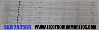 KIT DE LEDS ORIGINAL PARA TV LG 9 PIEZAS / NUMERO DE PARTE EAV65049501 / SSC_Y23 SLIM TRIDENT 70UR75_SHARP_S / SSC_Y23 SLIM TRIDENT 70UR75_SHARP_REV00_0220525 / PANEL NC700TQG / MODELOS 70UR8000AUA / 70UQ9000PUD / 70UT7550AUA