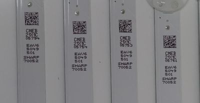 KIT DE LEDS ORIGINAL PARA TV LG 9 PIEZAS / NUMERO DE PARTE EAV65049501 / SSC_Y23 SLIM TRIDENT 70UR75_SHARP_S / SSC_Y23 SLIM TRIDENT 70UR75_SHARP_REV00_0220525 / PANEL NC700TQG / MODELOS 70UR8000AUA / 70UQ9000PUD / 70UT7550AUA - Imagen 2