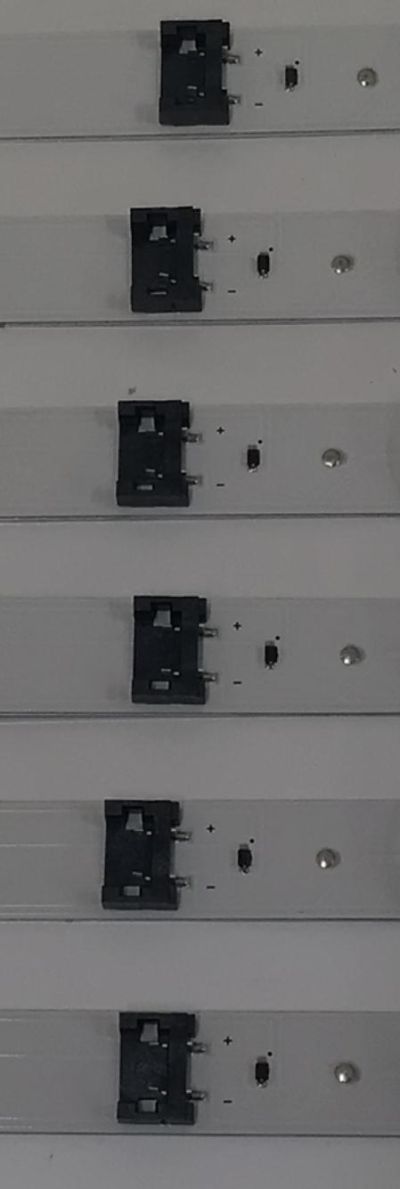 KIT DE LEDS ORIGINAL PARA TV LG 6 PIEZAS / NUMERO DE PARTE EAV65062801 / SSC_Y23 SLIM TRIDENT_50UR80_HKC(H5)_A_S / SSC_Y23 SLIM TRIDENT_50UR80_HKC(H5)_A_PTN0.5_REV00_221228 / PANEL NC500TQG / DISPLAY PT500GT04-2 / MODELO 50UR7800PSB / 50UR7800PSM - Imagen 2