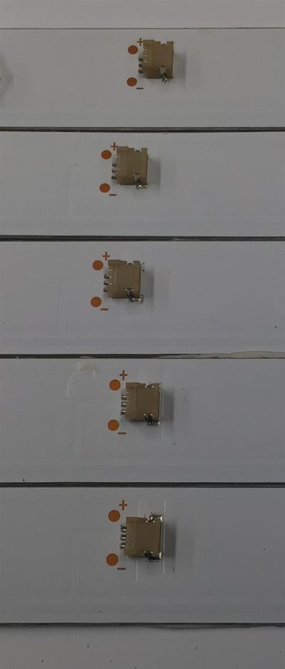 KIT DE LEDS PARA TV SCEPTRE ORIGINAL 5 PIEZAS / NUMERO DE PARTE JL.D550A1330-114BS-M / 18AE530 / N170823 / T102 / 8149010055011 / MODELO U550CV-UMR - Imagen 3