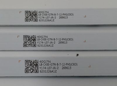 KIT DE LED'S PARA TV EVL ((3 PIEZA)) / NUMERO DE PARTE CRH-ZG40G5SP3030070312KREV1.1 / 40G7N / LB-C400-G7N-B-7-12-PH1(CKD) / Y174-L07-JA-2 / 269613 / B231226A1Z / PANEL T320XVN02.H / MODELO 32EVLSM - Imagen 3