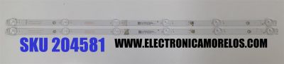 KIT DE LED'S PARA TV SHARP ((2 PIEZA)) / NUMERO DE PARTE 4708-K32DGF-A1113N11 / K320WDGF A1 / GZYH4708RA0 / 110206-32GF1041 / 23B003 / RF-231122-3230F432 / PANEL K320WDGF / DISPLAY CV320H2-F01 REV:03 / MODELO 2T-C32EF8URK
