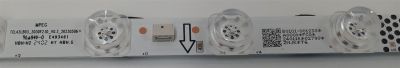 LED PARA TV TCL ORIGINAL 1PIEZA  / NUMERO DE PARTE TCL43LB03 / TCL43LB03_3030F2.1D_V0.3_20230506 / 20230506 / 3030F2.1D_V0.3 / B0101-001238 / PANEL LVF430NDEL KS9W27 V4 / DISPLAY PT430CT06-1 VER.1.0 / MODELO 43S310R - Imagen 2