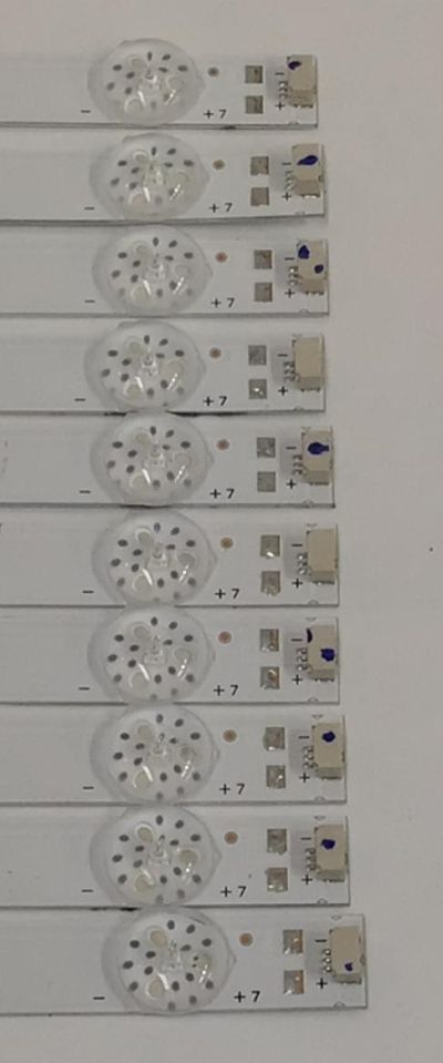KIT LEDS PARA TV PHILIPS ORIGINAL 10 PIEZAS / NUMERO DE PARTE 65HR332M07N01 / 65HR332M07N01 V0 / 65D6100 / 4L-ZX065T-HR015X / PANEL LVU650CSDX E0365 / DISPLAY ST6451D06-03 VER.2.1 / MODELO 65PUL7973/F7 - Imagen 2