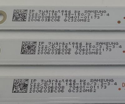 KIT LED'S PARA TV SAMSUNG ((3 PIEZAS)) / NUMERO DE PARTE 303GC320055E / GC32D06-ZC22AG-20E / GC320M82 / 70401-01173 / 2300006008 / 200603BC06 / DISPLAY HV320WHB-N5B / MODELO UN32M4500BF / UN32M4500BFXZA / UN32M4500BFXZA BZ01 - Imagen 3