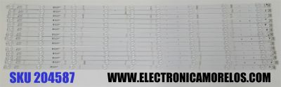 KIT DE LED'S PARA TV TCL ((14 PIEZAS)) / NUMERO DE PARTE 85HR332M09N04 V0 / 85FZ-T / 9X14-C02 / 85HR332M09N04 / E199273 / LL2A08R1C / 230101041140 / PANEL HK850WLEDM-JH25H / DISPLAY PT850GT01-4 VER.1.0 / MODELOS 85S410R / 85S450R