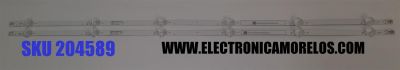 KIT DE LED'S PARA TV VIZIO ((2 PIEZAS)) / NUMERO DE PARTE  JL.D40061330-202KS-M / JL.D40061330-202KS-M_V01 / F8PKC000047P / PANEL V400HJ9-D03 / DISPLAY V400HJ9-D03 REV.C1 / MODELO D40F-J09